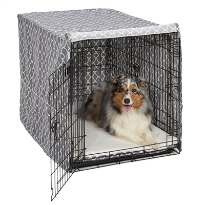 Quiet Time Pet Crate Cover in 3 colors for 42" Crate