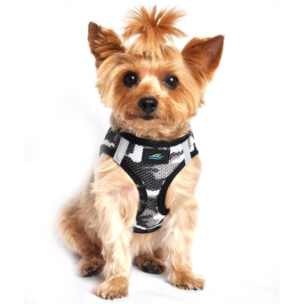 American River Free Step In Dog Harness Neon Sport Ultra Choke Washable Fabric