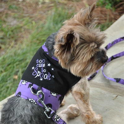 Halloween Dog Harness Dress or Vest - Too Cute to Spook