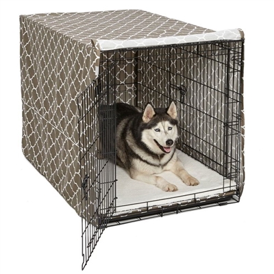 Quiet Time Pet Crate Cover in 3 colors for 48" Crate