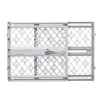 North States Paws Portable Pressure Petgate Gray 26â€³-42"wide NS8871