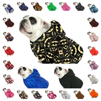 Classic Stretchable Fleece Beefy dog hoodies For Dogs 31-55#