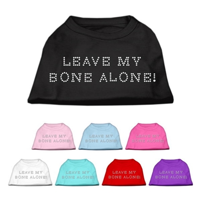Leave My Bone Alone Rhinestone T Shirts