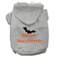 Happy Halloween Screen Print Pet Hoodies Free USA Shipping