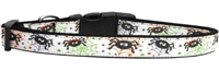 Halloween Itsy Bitsy Spiders Dog Collar Free Shipping