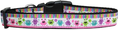 Party Monsters Nylon Dog Collar - Free Shipping