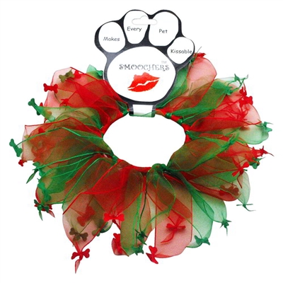 Christmas Bone Dog Collar Smoocher Free Shipping